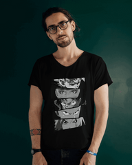 Shonen Heroes Stacked Eyes T-Shirt