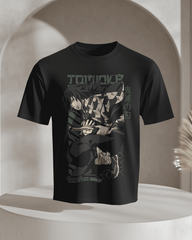 Giyu Tomioka Water Hashira Stealth Graphic T‑Shirt (Black)