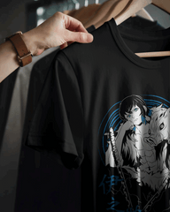 Inosuke Hashibira Boar Mask Duo Graphic T‑Shirt (Black)