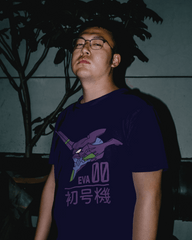Neon Genesis Evangelion EVA Unit-01 Graphic T-Shirt – Midnight Navy