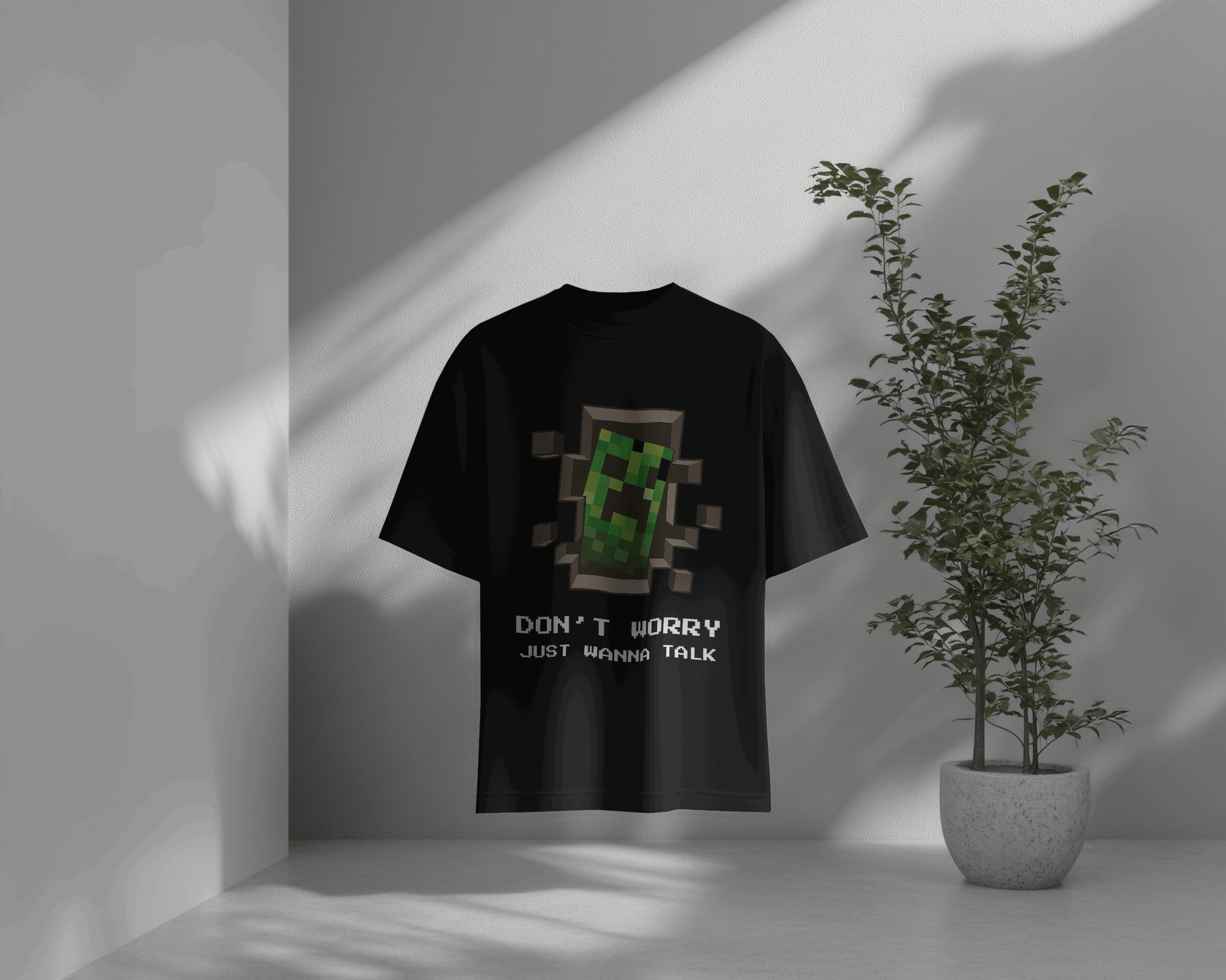 creep Graphic printed Oversized Tshirt