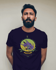 Neon Genesis Evangelion Retro Sunset Mecha T-Shirt