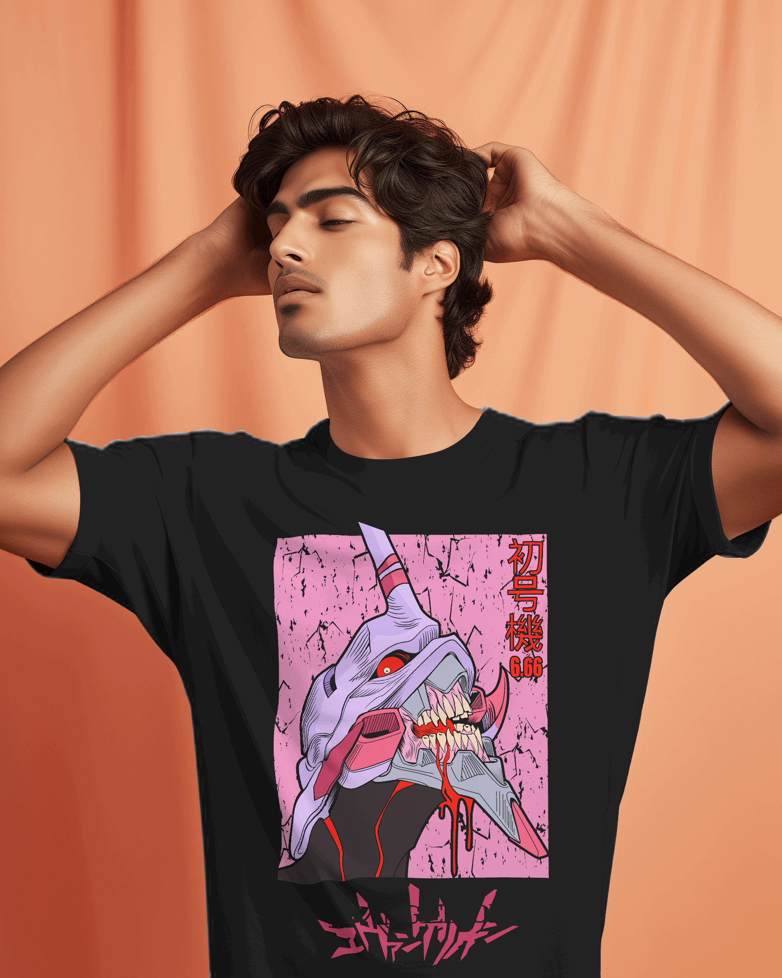 Neon Genesis Evangelion EVA Unit-01 Graphic T-Shirt – Black