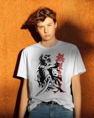 Samurai Blade “Mugen no Juunin” Graphic T-Shirt – White