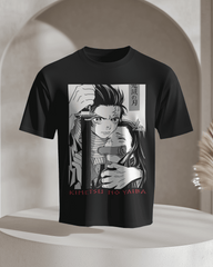 Tanjiro & Nezuko Guardian Blade Manga Panel T‑Shirt (Black)