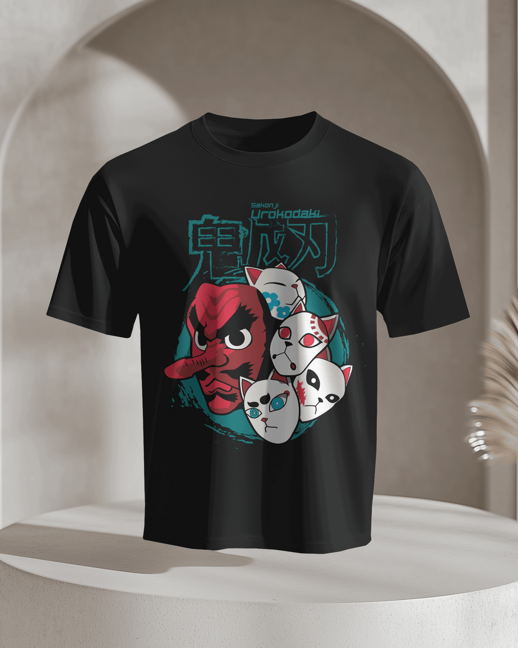Demon Slayer Urokodaki Wards Mask T-Shirt