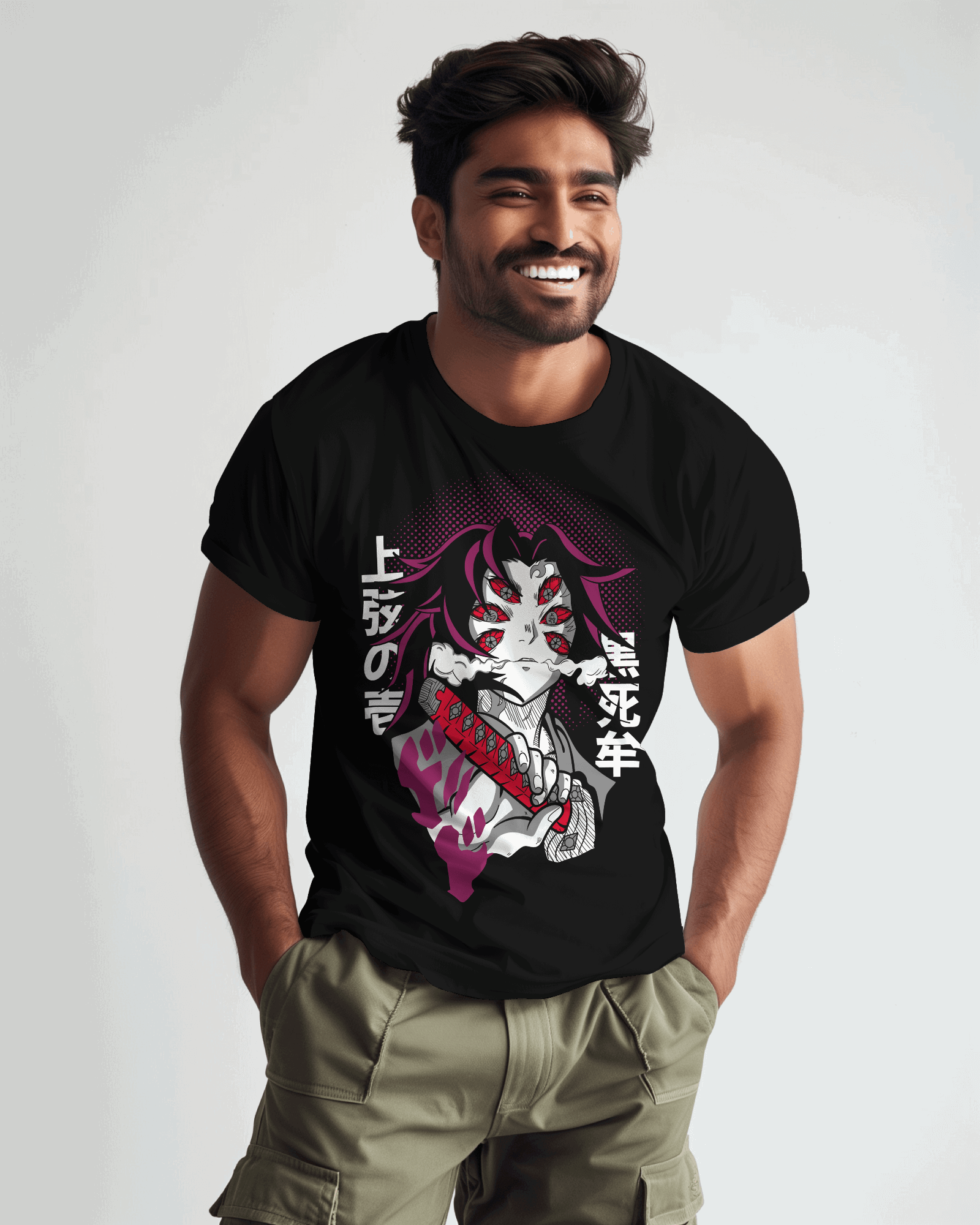 Demon Slayer Kokushibo Upper Rank One T-Shirt