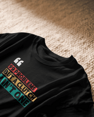 Black 99 ProblemGraphic printed Oversized Tshirt