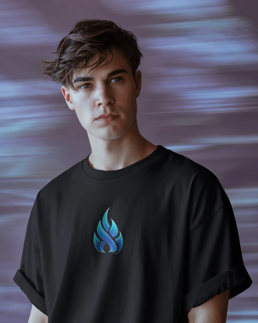 Black Ace Warmup Graphic printed Oversized Tshirt