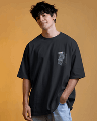 Arcade Back Graphic printed Oversized Tshirt