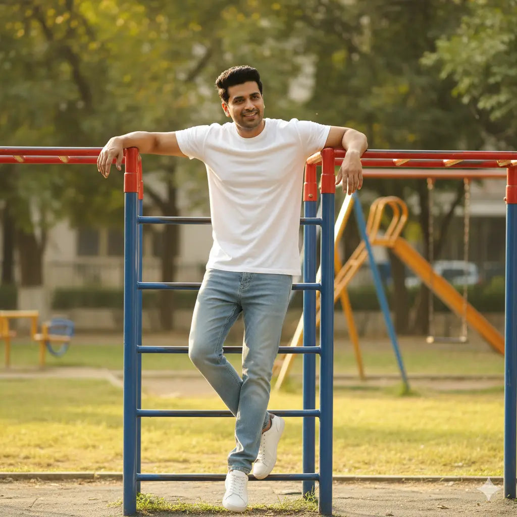 Premium Cotton Round Neck T-Shirt (Pack of 3) | 100% Cotton Round-Neck Tshirt | Plain Premium Tshirt | Festive Limited Sale