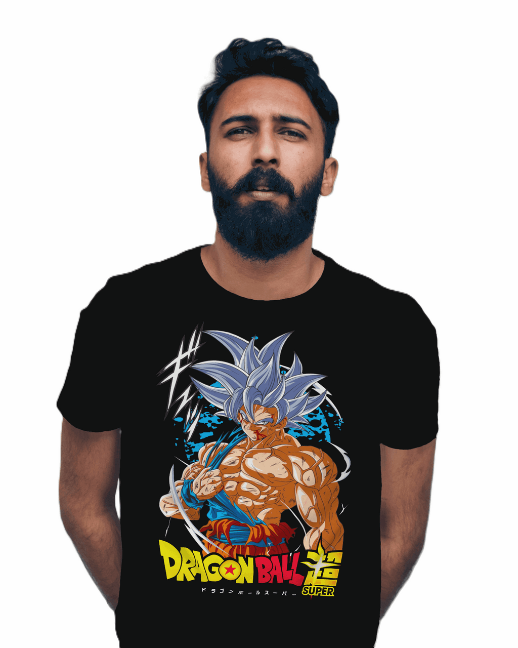 Dragon Ball Super Ultra Instinct Goku Graphic T-Shirt – Black