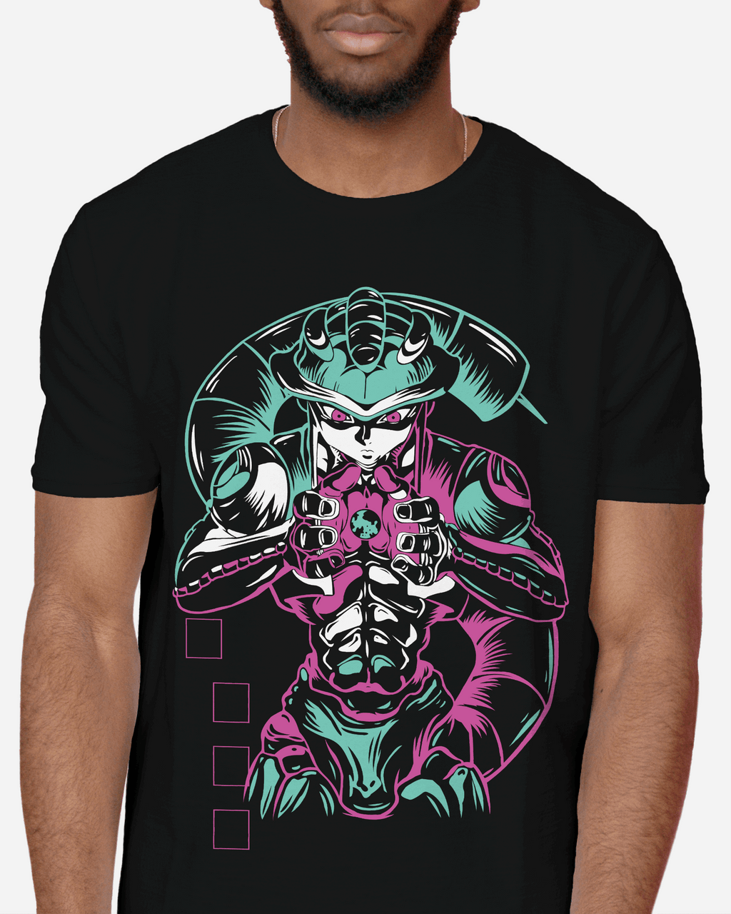 Hunter x Hunter Cell-Inspired Villain Graphic T-Shirt (Black)