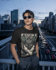Demon Slayer Inosuke Wild Style Graphic T-Shirt (Black)
