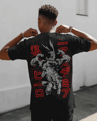 My Hero Academia Dynamic Duo Back-Print T-Shirt (Black)