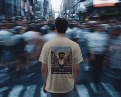 Aww Shit back Graphic printed Oversized Tshirt