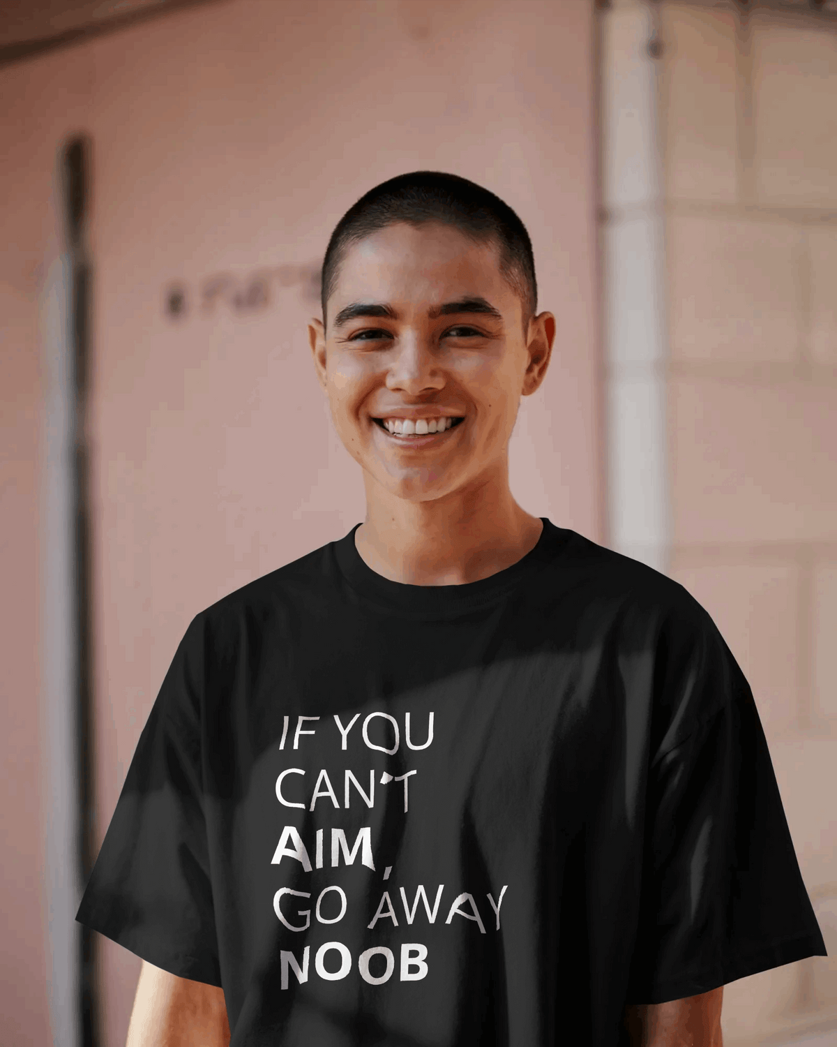 Noob Graphic printed Oversized Tshirt