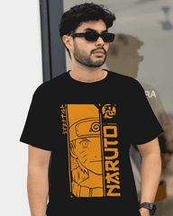 Naruto Uzumaki Shadow Box Graphic T-Shirt