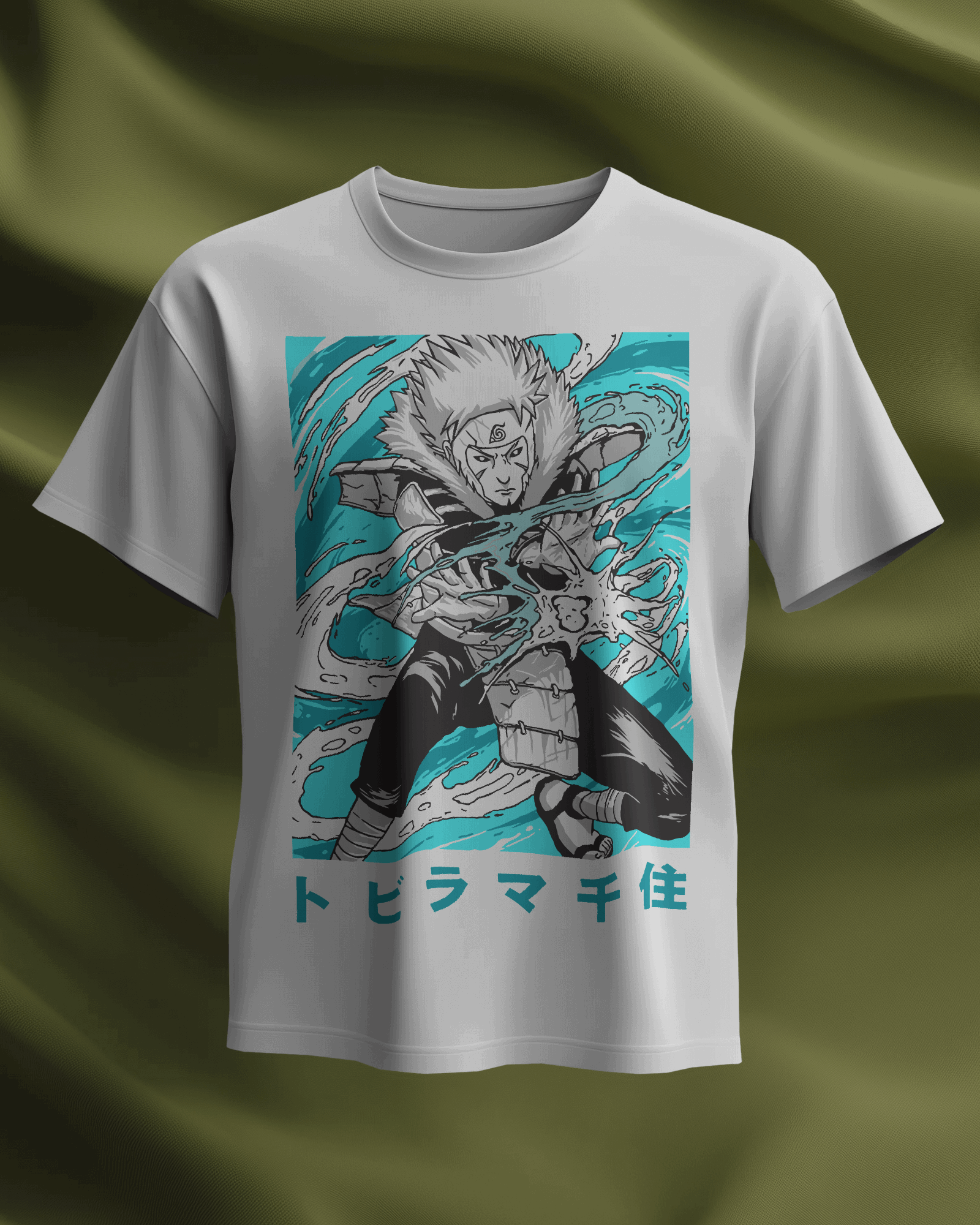 Tobirama Senju “Water Style” Graphic T-Shirt