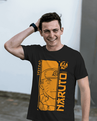 Naruto Uzumaki Shadow Box Graphic T-Shirt