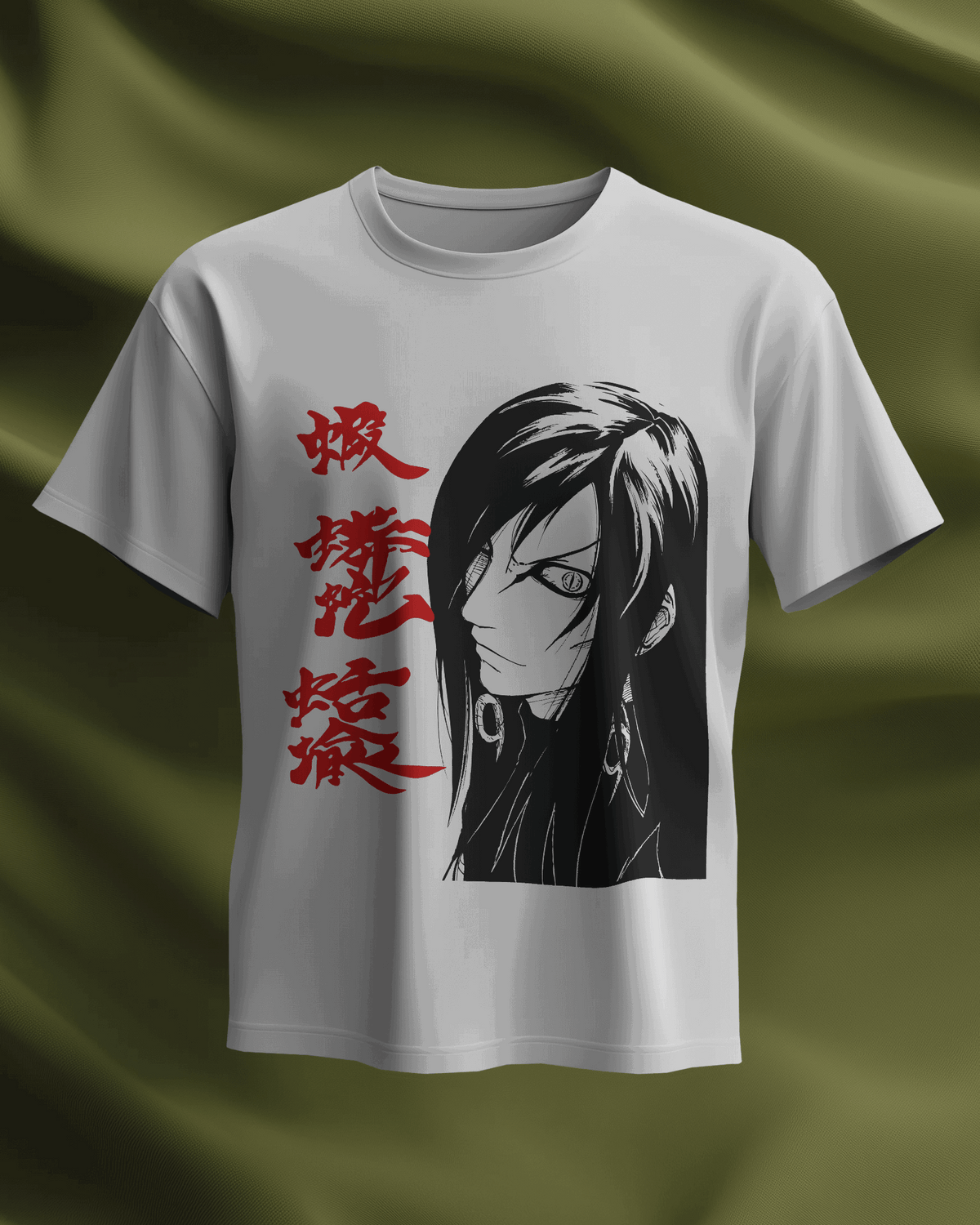 The Legendary Sannin: Orochimaru Kanji Graphic T-Shirt