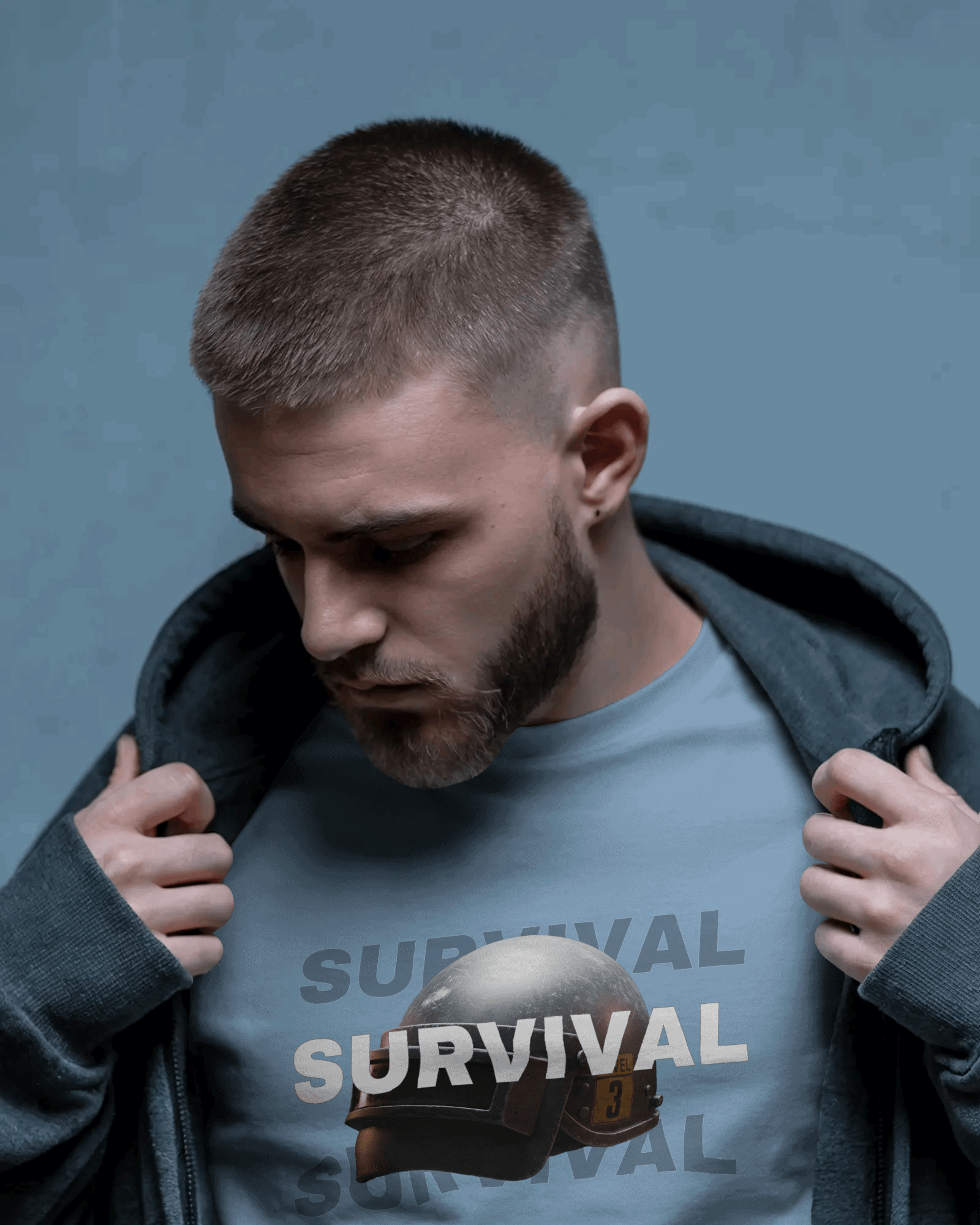 Survival Graphic printed Oversized Tshirt
