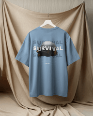 Survival Graphic printed Oversized Tshirt