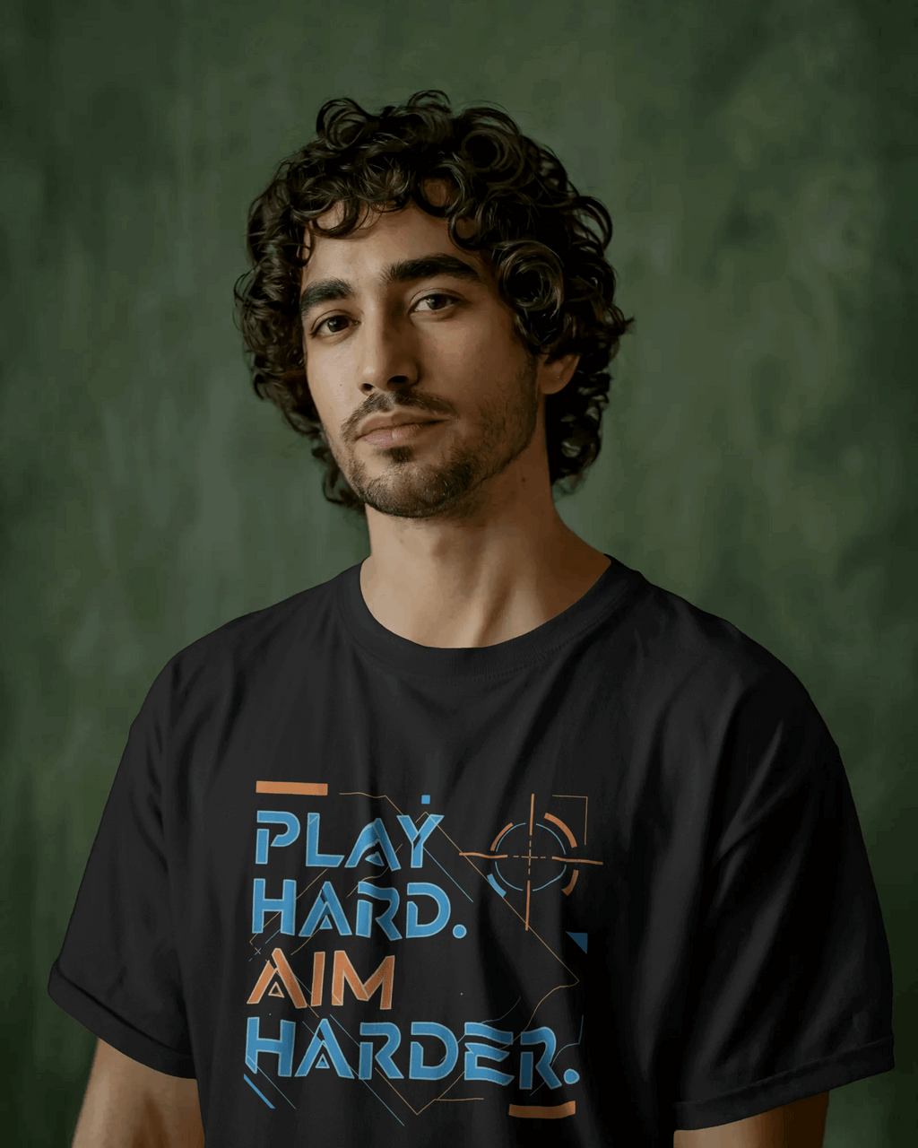 Play Harder Graphic printed Oversized Tshirt