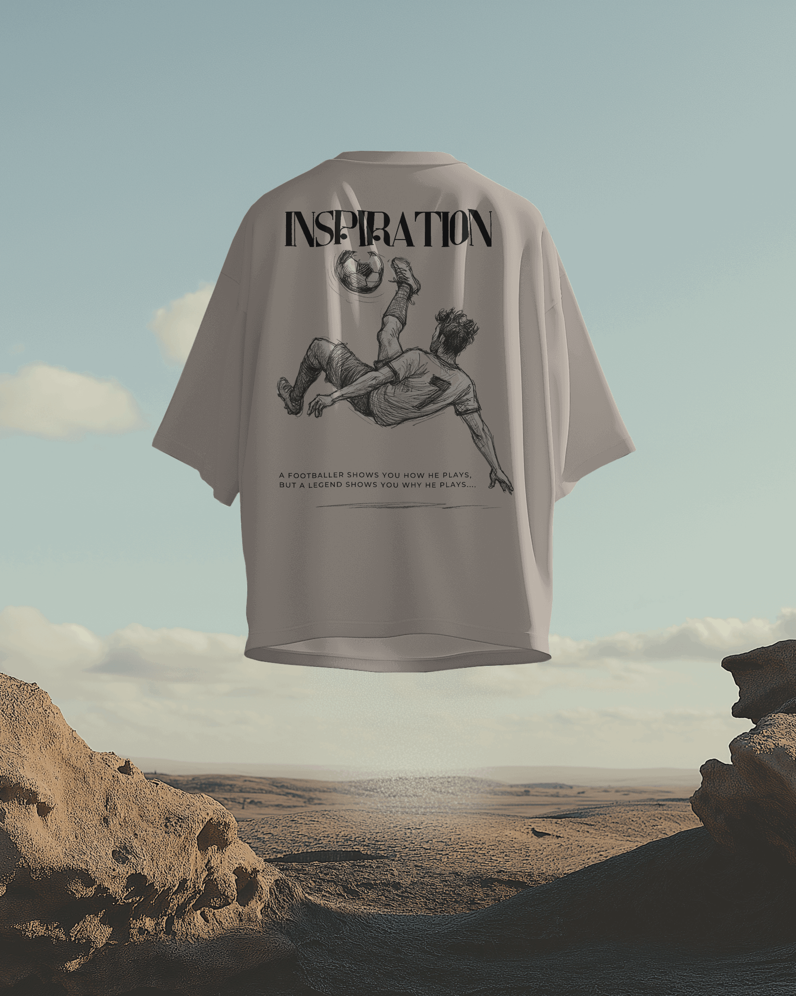 Inspiration White Oversized T-shirt