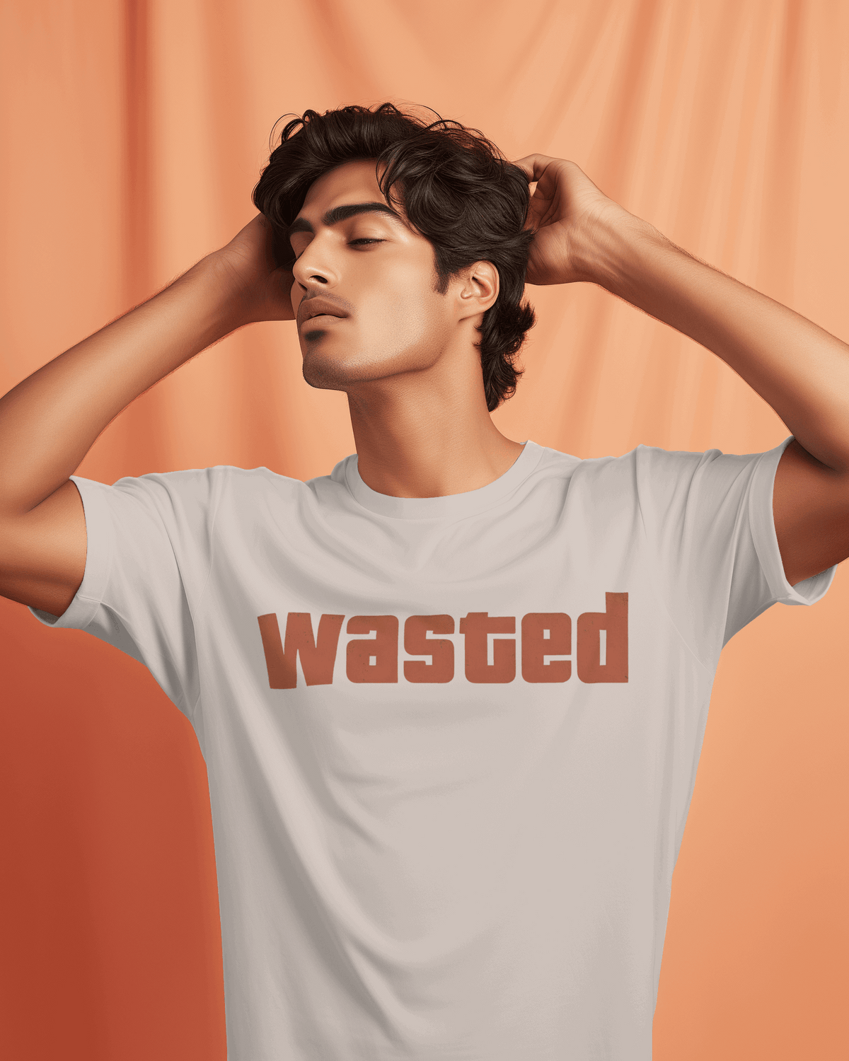 Off White Wasted Graphic printed Oversized Tshirt