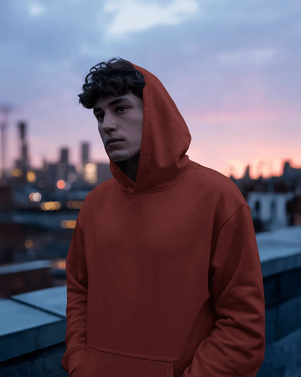 Mercury X Premium 300 GSM Fleece Hoodie (Maroon) – Ultra-Soft, Heavyweight Streetwear Essential
