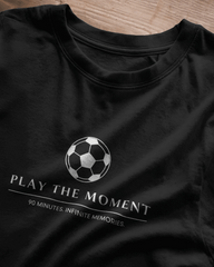 Play the Moment – 90 Minutes Graphic printed Oversized Tshirt