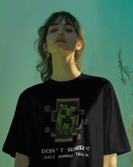 creep Graphic printed Oversized Tshirt
