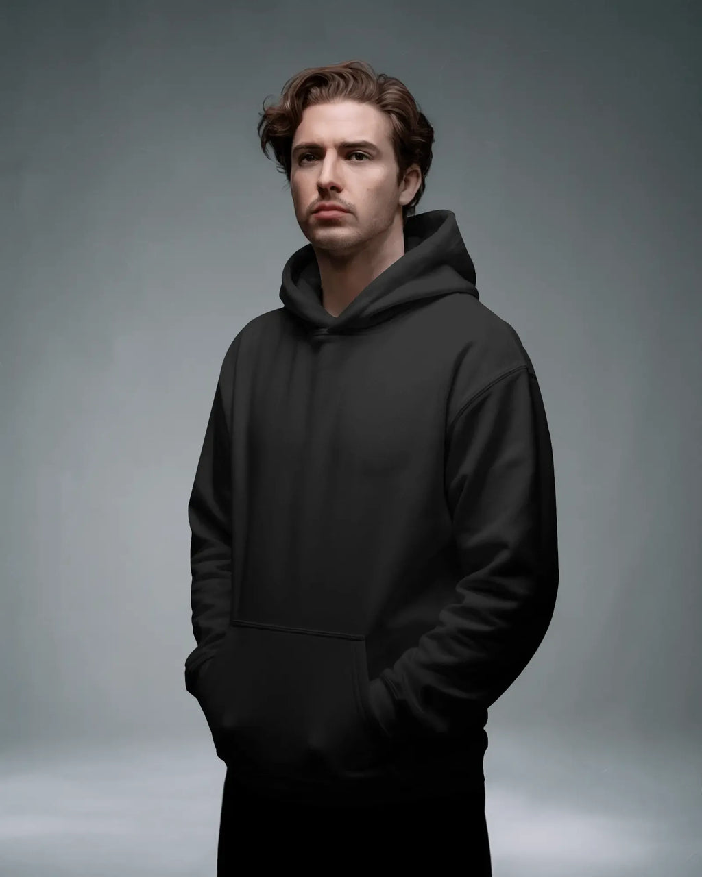 Mercury X Premium 300 GSM Fleece Hoodie (Black) – Ultra-Soft, Heavyweight Streetwear Essential
