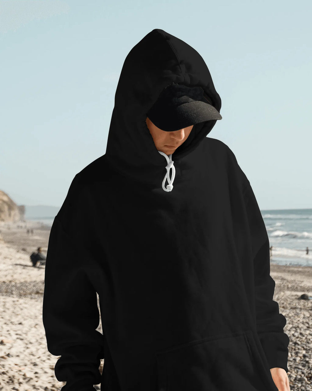 Mercury X Premium 300 GSM Fleece Hoodie (Black) – Ultra-Soft, Heavyweight Streetwear Essential