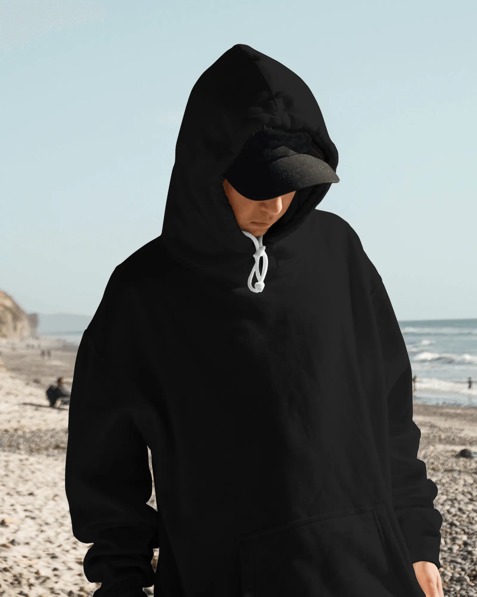 Mercury X Premium 300 GSM Fleece Hoodie (Black) – Ultra-Soft, Heavyweight Streetwear Essential