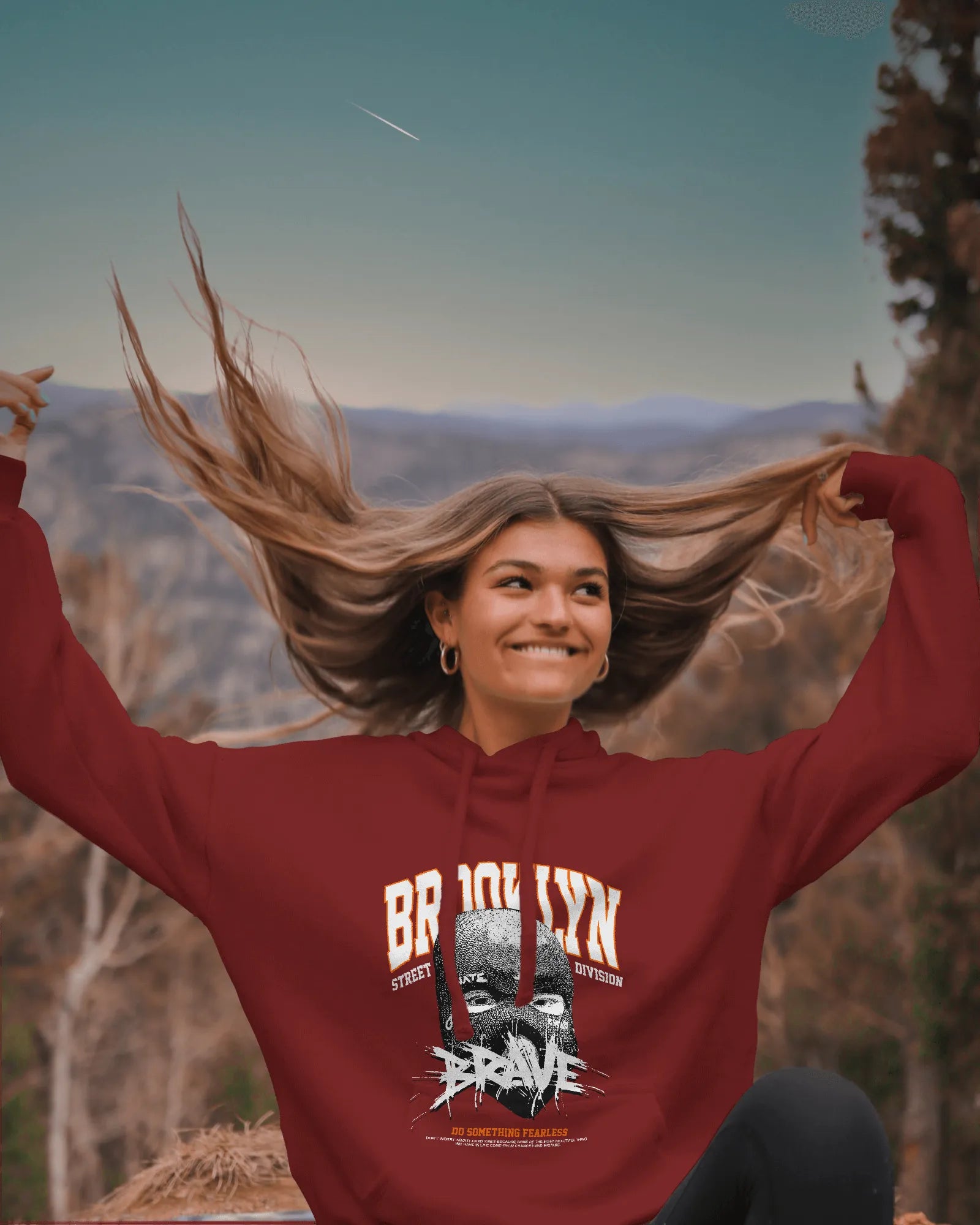 Mercury X “Brooklyn Brave” 300 GSM Heavy Fleece Hoodie – Fearless Streetwear Engineered for Comfort