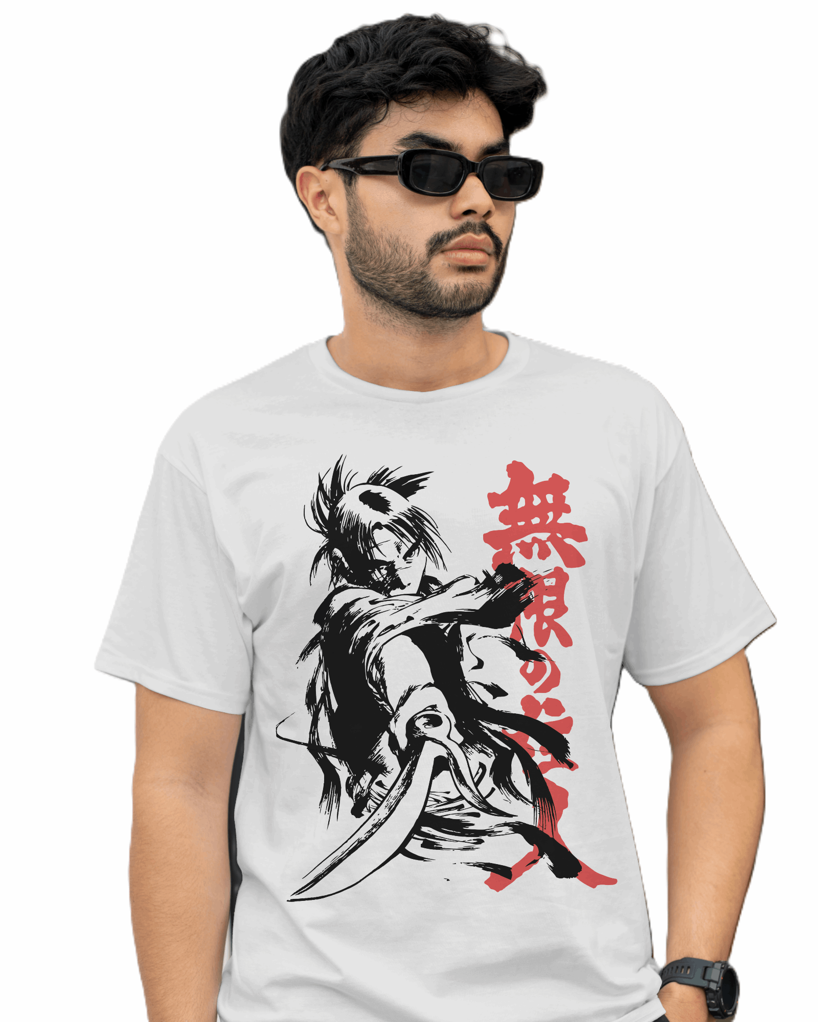 Samurai Blade “Mugen no Juunin” Graphic T-Shirt – White