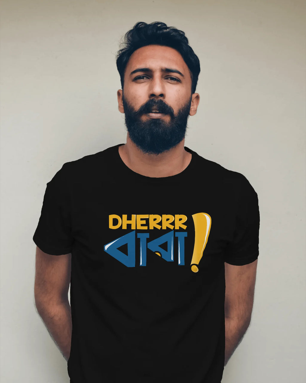 Dherrr Ba*a! – Bengali Quirky Expression Tee