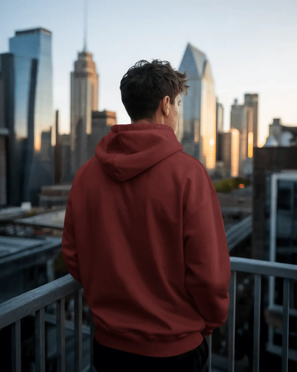 Mercury X Premium 300 GSM Fleece Hoodie (Maroon) – Ultra-Soft, Heavyweight Streetwear Essential