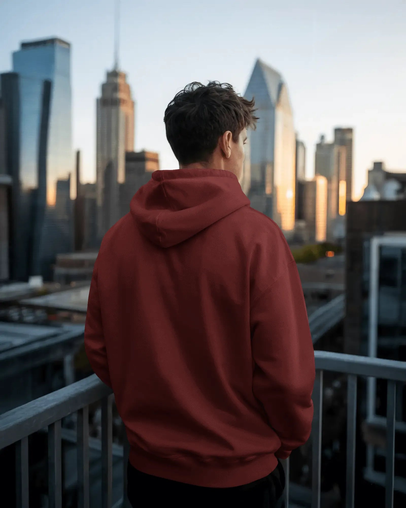 Mercury X Premium 300 GSM Fleece Hoodie (Maroon) – Ultra-Soft, Heavyweight Streetwear Essential