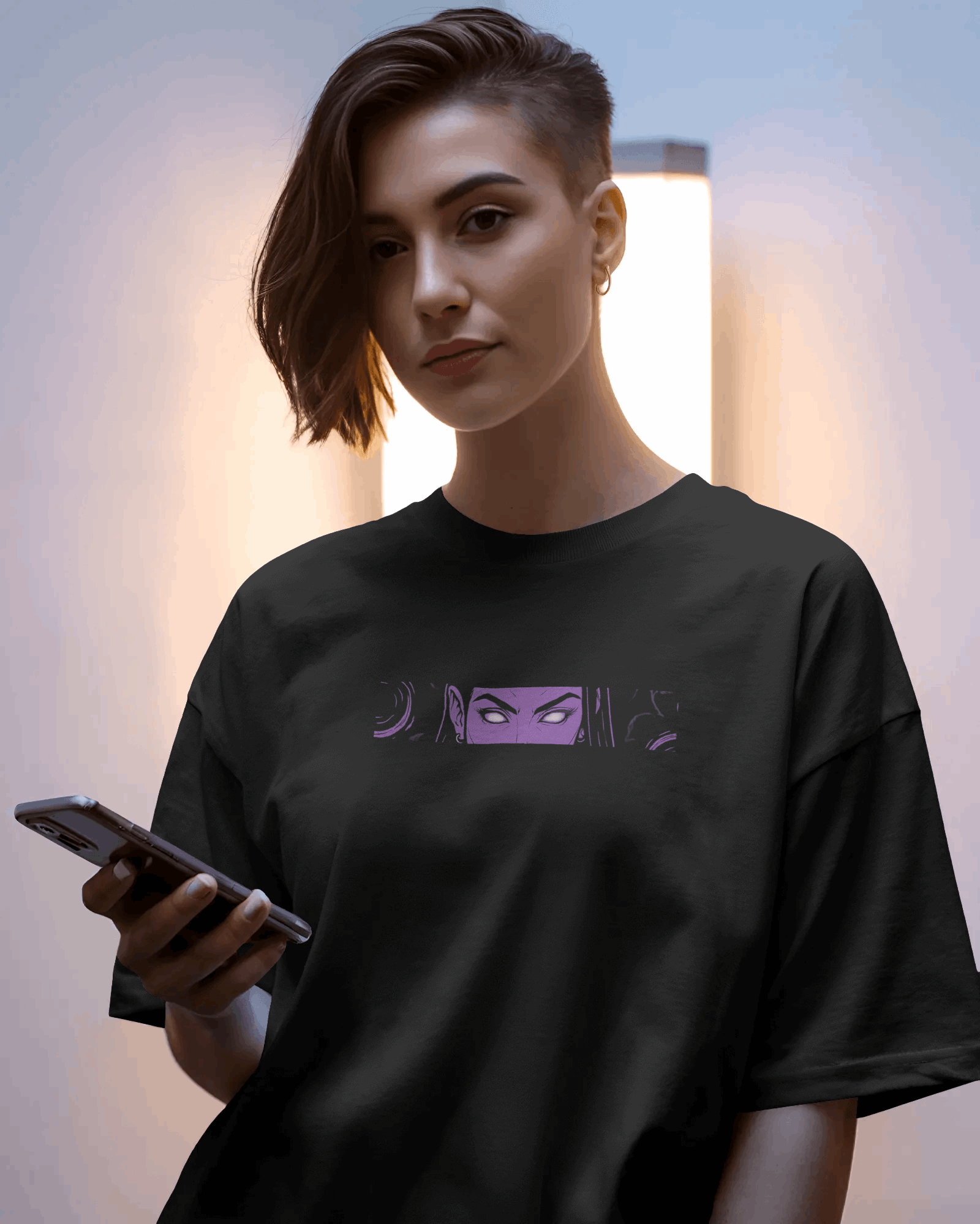 Reyna Graphic printed Oversized Tshirt