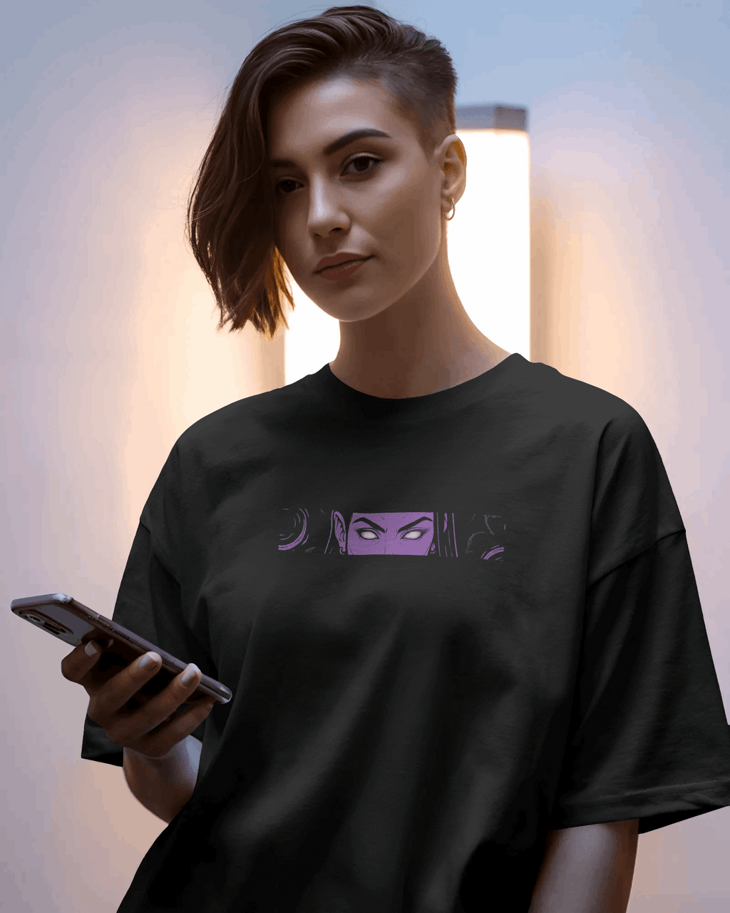 Reyna Graphic printed Oversized Tshirt