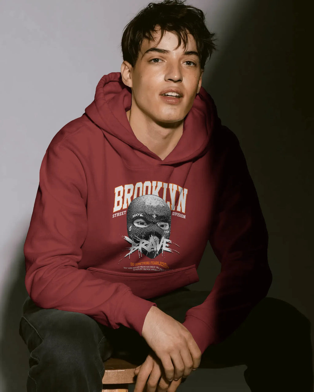 Mercury X “Brooklyn Brave” 300 GSM Heavy Fleece Hoodie – Fearless Streetwear Engineered for Comfort