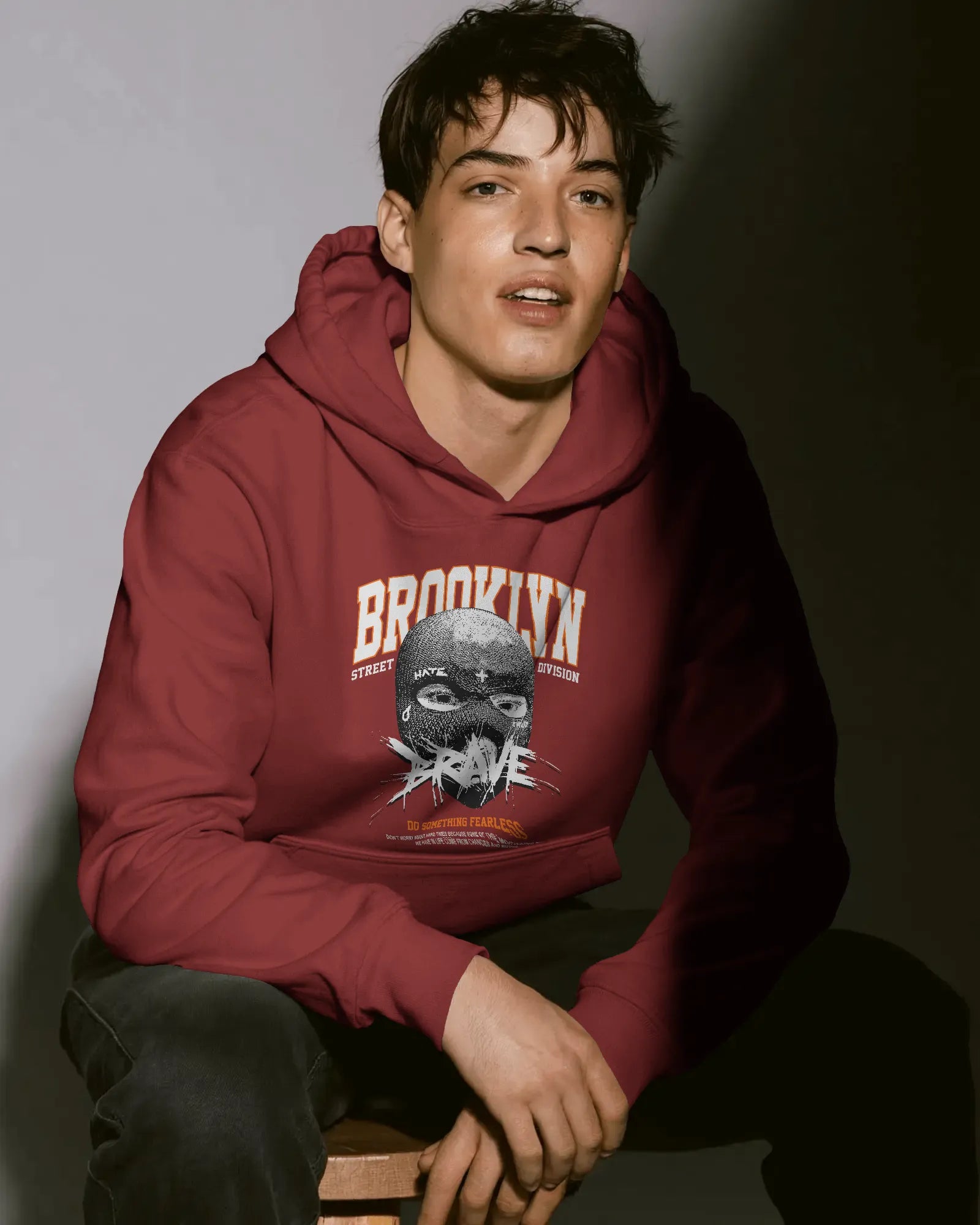 Mercury X “Brooklyn Brave” 300 GSM Heavy Fleece Hoodie – Fearless Streetwear Engineered for Comfort
