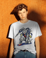 Urban Cyber Ninja Graphic T-Shirt – White